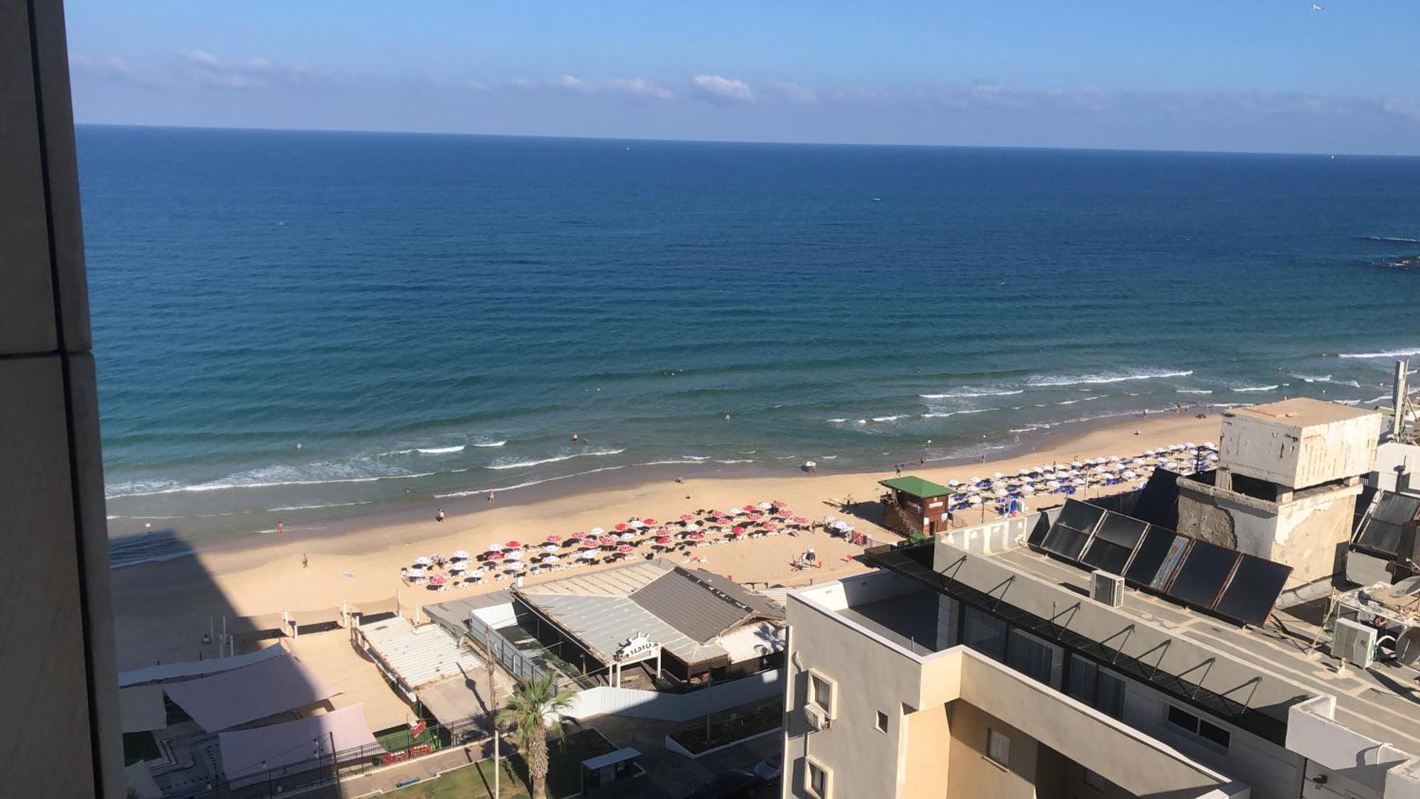 Apartament תמר על הים Bat Jam Zewnętrze zdjęcie